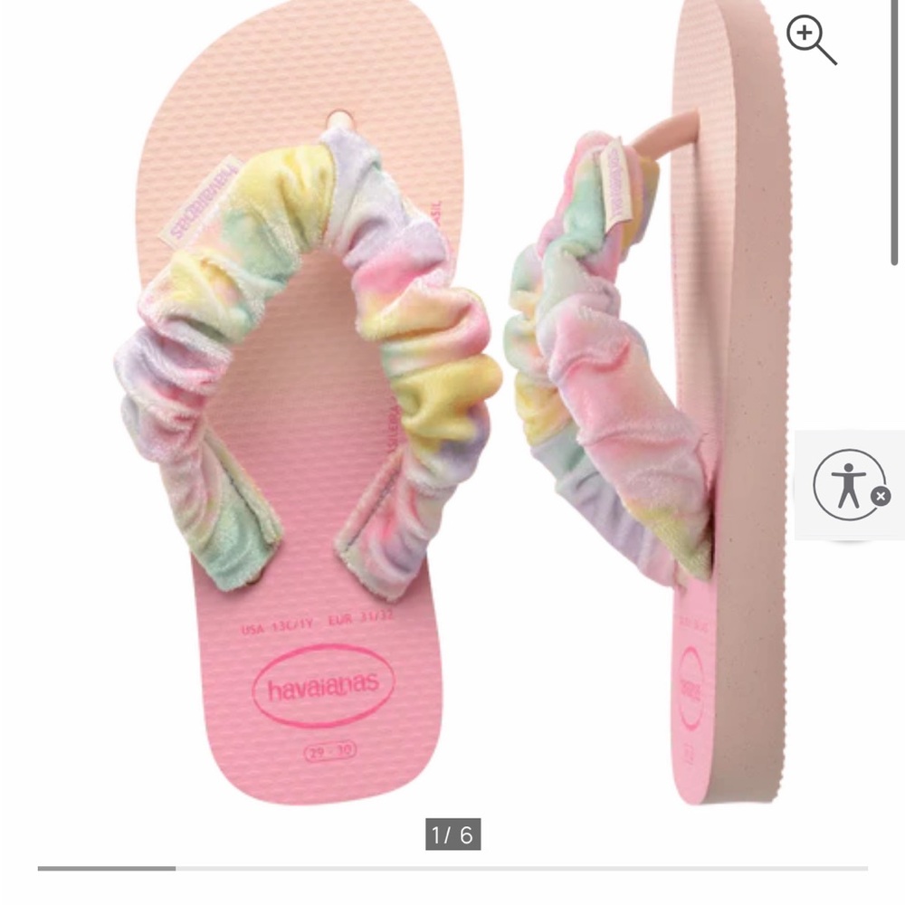 Havaianas Kids Sandals in Pastel Rainbow